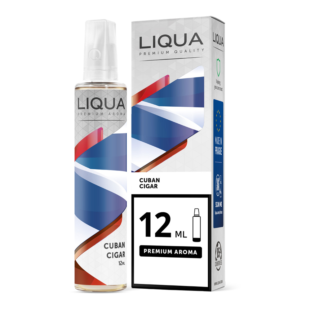 Liqua Cuban Cigar 12ml/60ml Bottle flavor